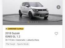 Jual Suzuki Ignis 2018 GL di Banten