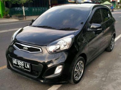 Kia Picanto A/T 2013 hitam-1