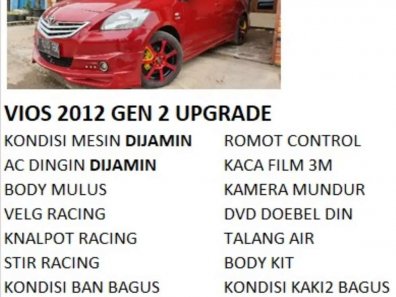 Jual Toyota Vios G 2012-1